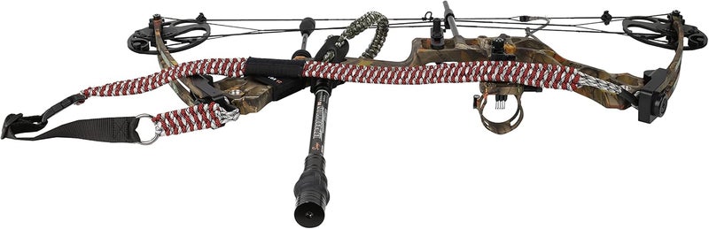 Sunya Paracord Compound Bow Sling with V2 Upgraded Magnetic Connection System. Lightweight Hands Free Shoulder Carrying Sling for Bow Hunting, Field Archery and 3D - Image 3